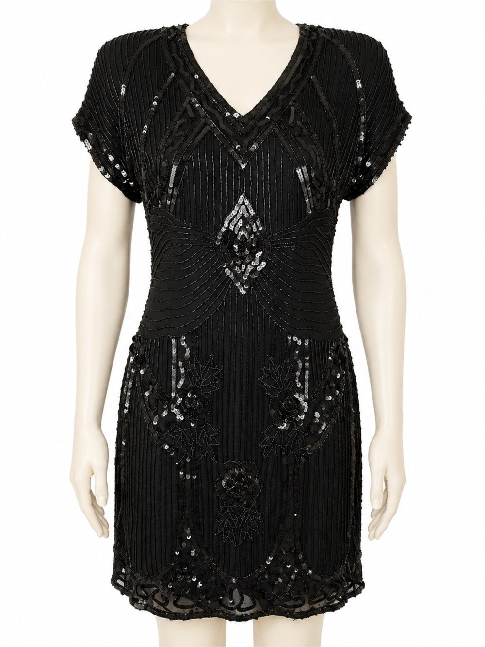 Vintage Carina Flapper Dress Sz. S